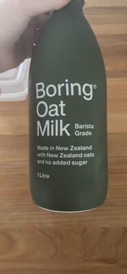 Boring Oat Milk Barista Grade
