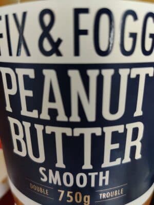 Fix and Fogg Peanut Butter
