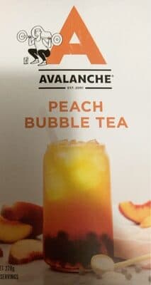 Avalanche Peach Bubble Tea