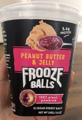 Peanut Butter Jelly Frooze Balls