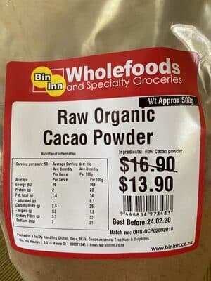 Raw Organic Cacao Powder