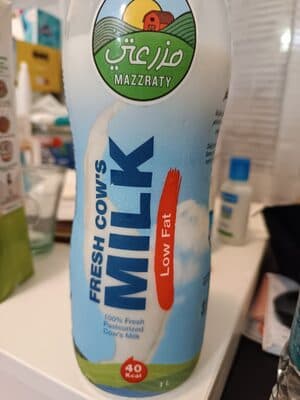 fresh cow's milk
