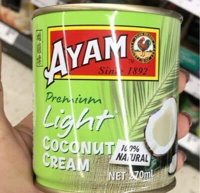 Premium light coconut cream