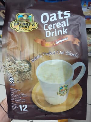 oats cereal drink