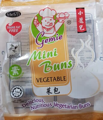 Gemie mini buns (vegetables)