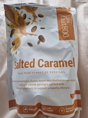 salted caramel real food shake