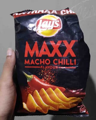 lays maxx macho chilli flavour
