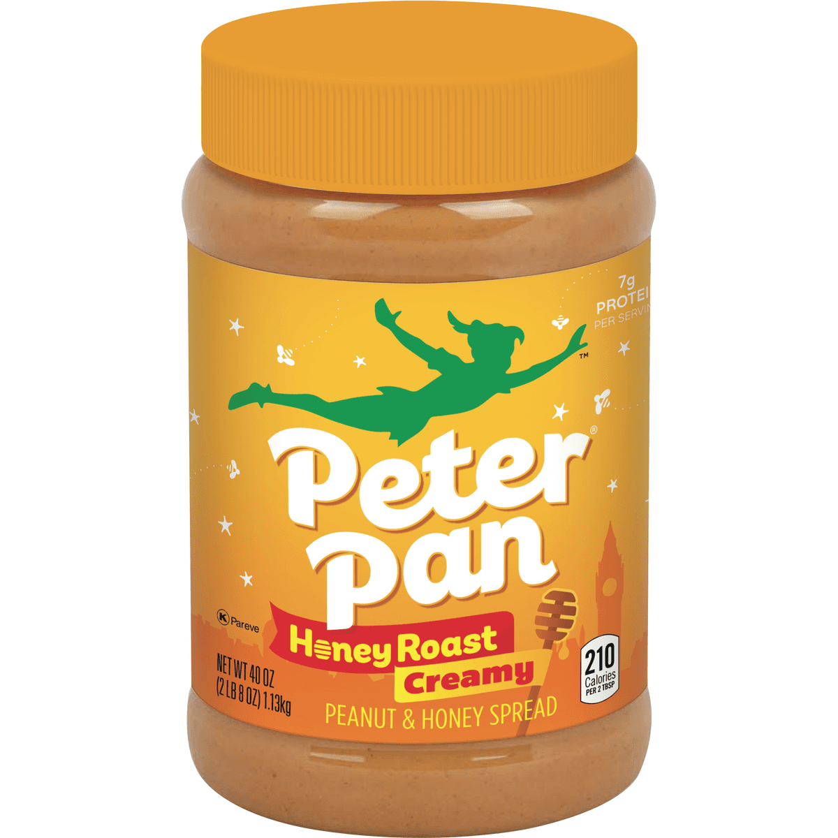 Peanut & Natural Honey Spread, Honey Roast Creamy