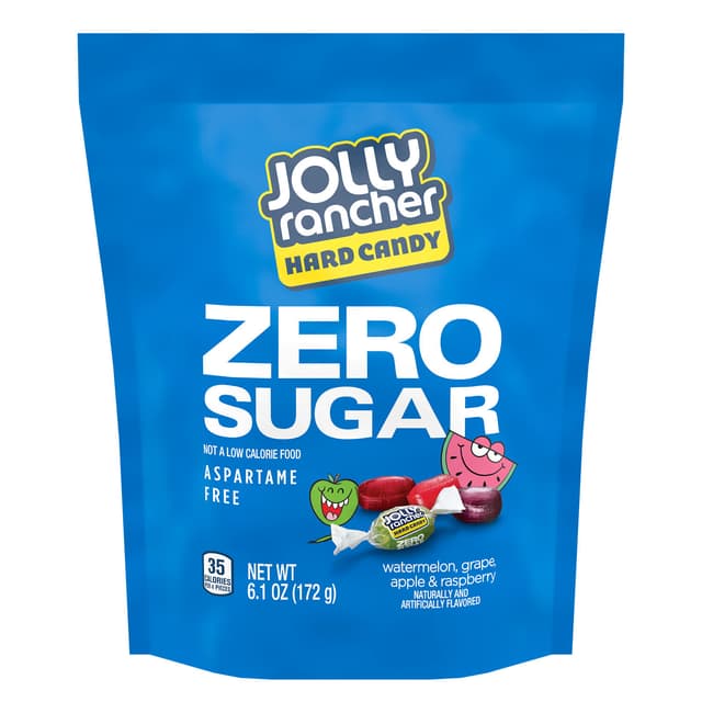 Jolly Rancher Zero Sugar Assorted Fruit Flavored Sugar Free Hard Candy