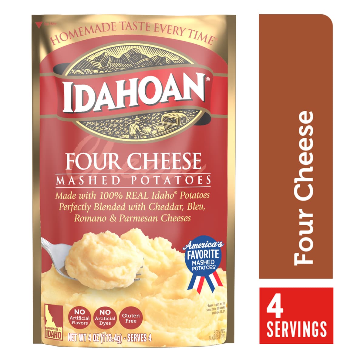 Four Cheese Mashed Potatoes