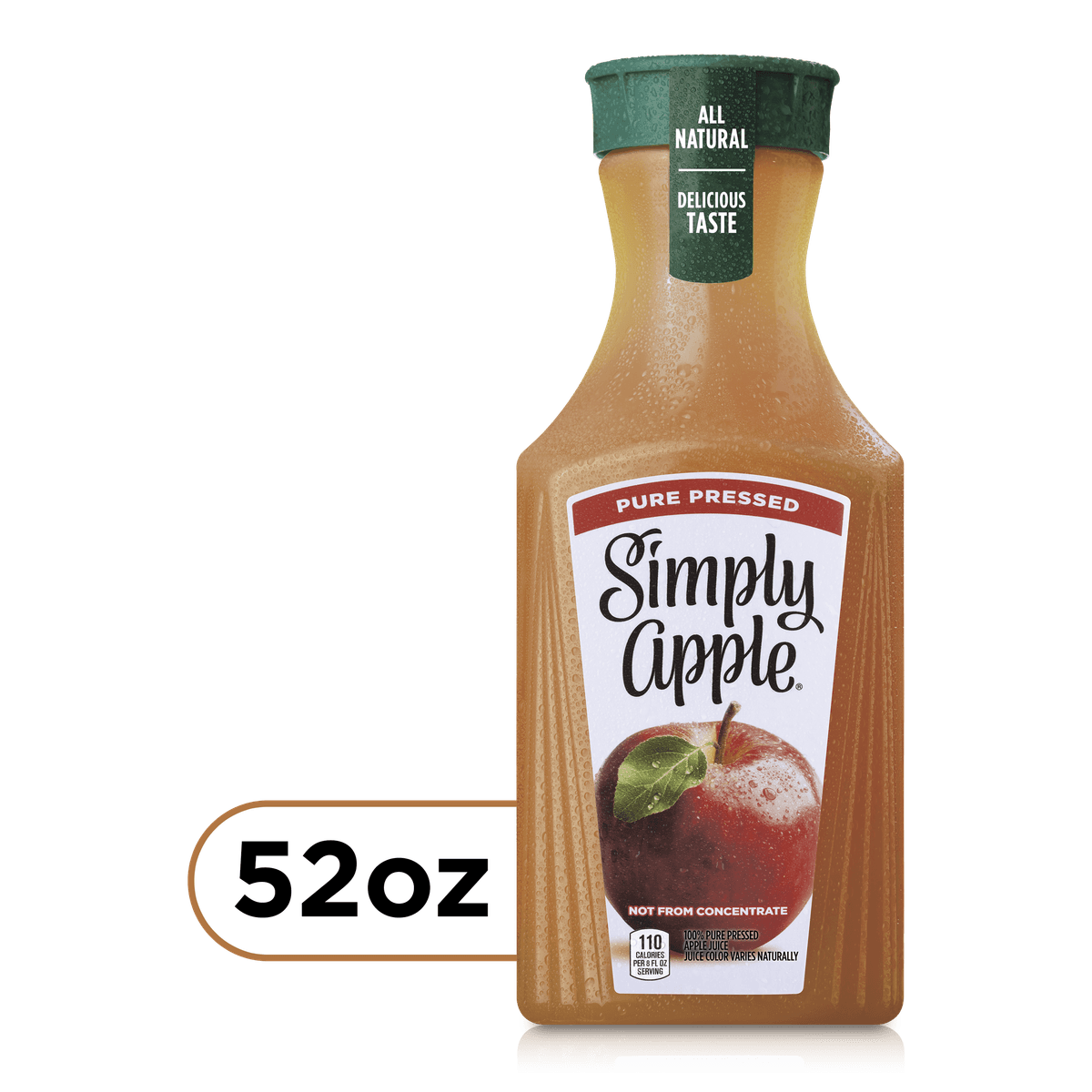 100% Pure Pressed Apple Juice