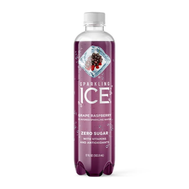 Grape Raspberry Flavored Sparkling Water