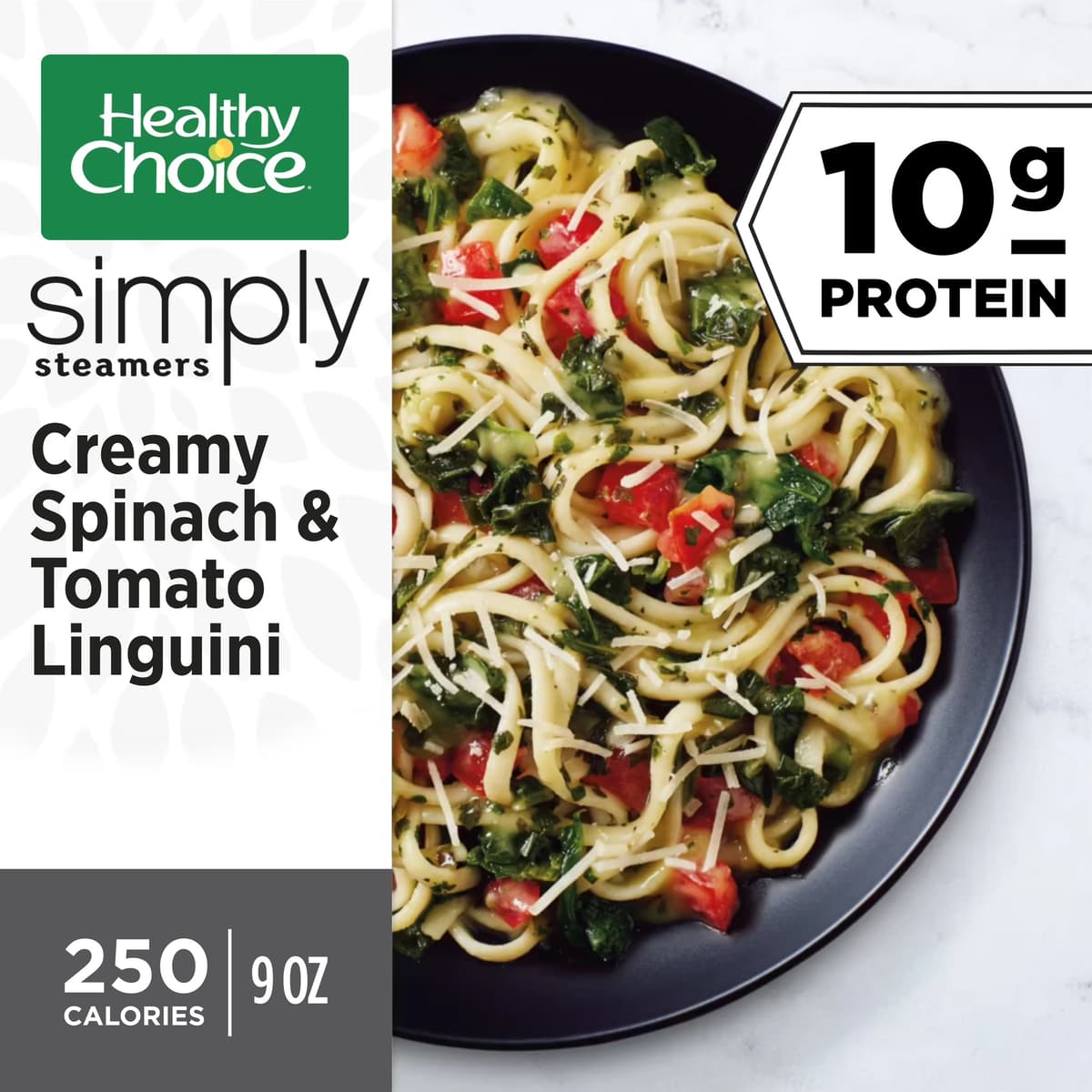 Creamy Spinach & Tomato Linguini