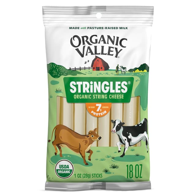 Organic Valley Mozzarella Stringles