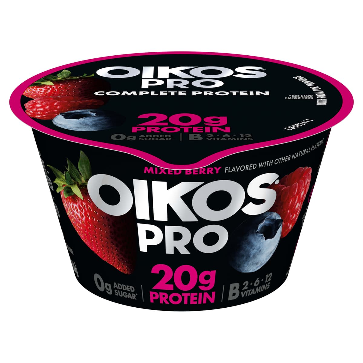 Oikos Pro Cultured Ultra-Filtered Milk 2% Milkfat Mixed Berry Flavored Yogurt