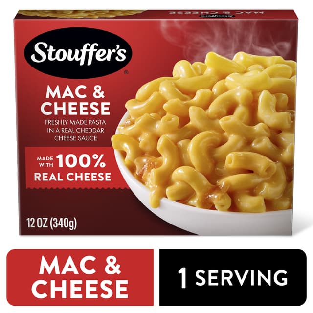 Macaroni & Cheese Freshly Made Pasta in a Real Cheddar Cheese Sauce