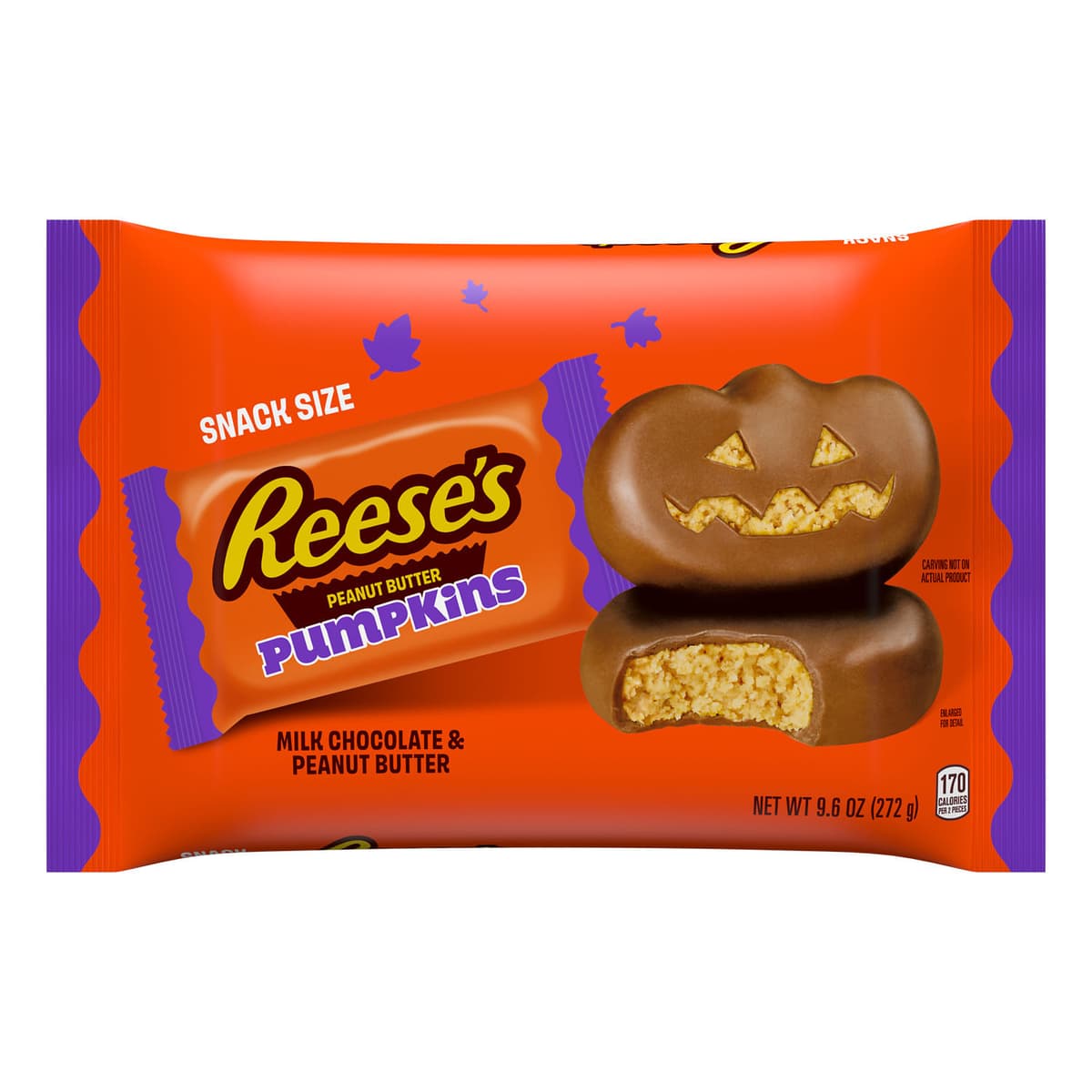 Reeses snack size pumpkins