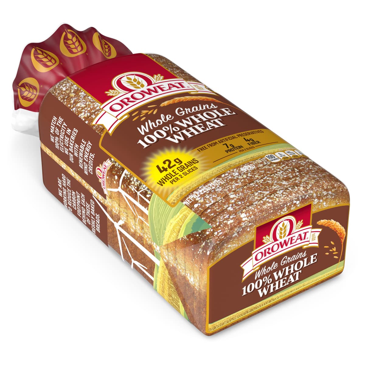 100% WHOLE WHEAT