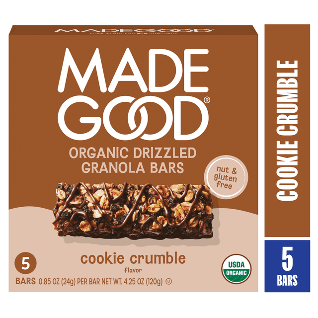 Chocolate Drizzled Granola Bars