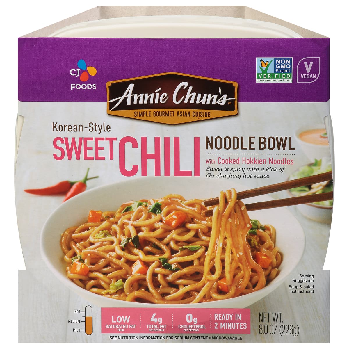 Sweet Chili Korean-Style Noodle Bowl