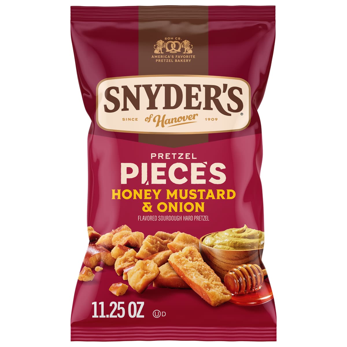 Snyder's of Hanover Honey Mustard and Onion Pretzel Pieces