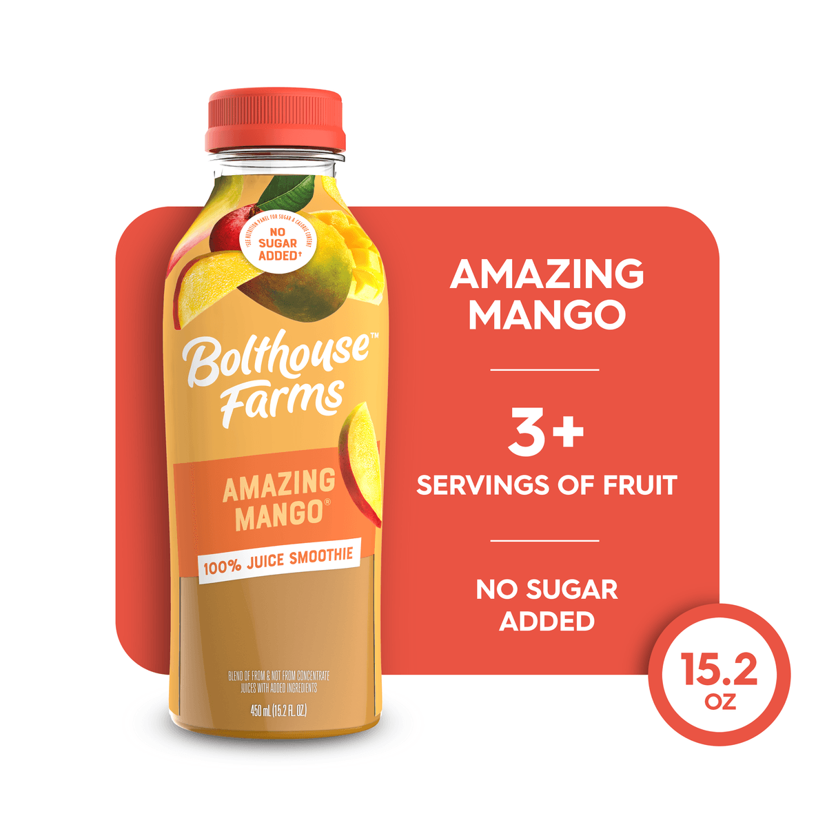 100% Fruit Juice Smoothie, Mango