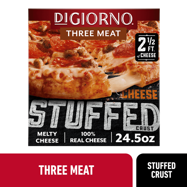 Three Meat Sausage, Pepperoni, Beef Topping Cheese Stuffed Crust Pizza