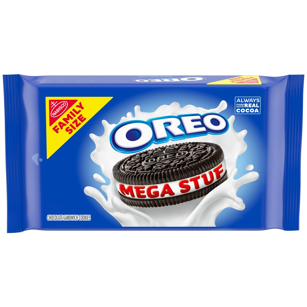 Mega Stuf Chocolate Sandwich Cookies
