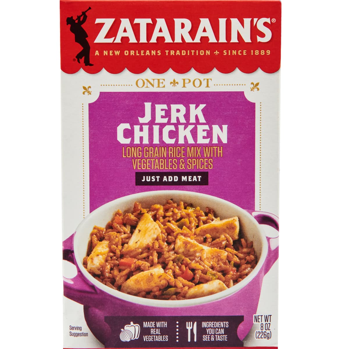 Jerk Chicken Long Grain Rice Mix with Vegetables & Spices