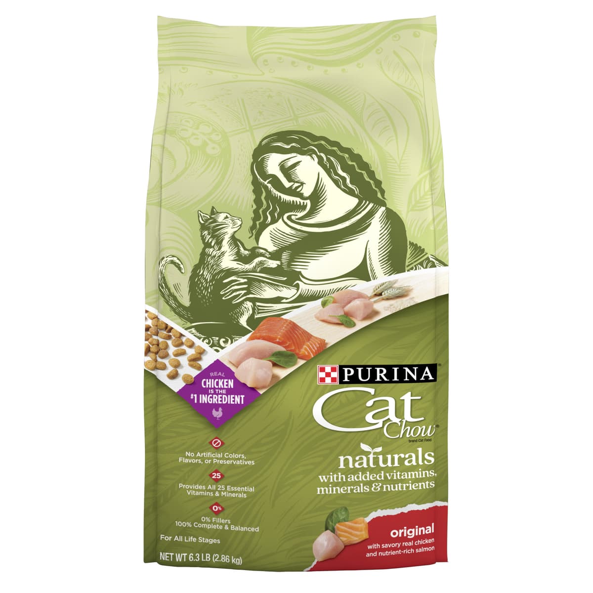 Purina Cat Chow Natural Dry Cat Food, Naturals Original