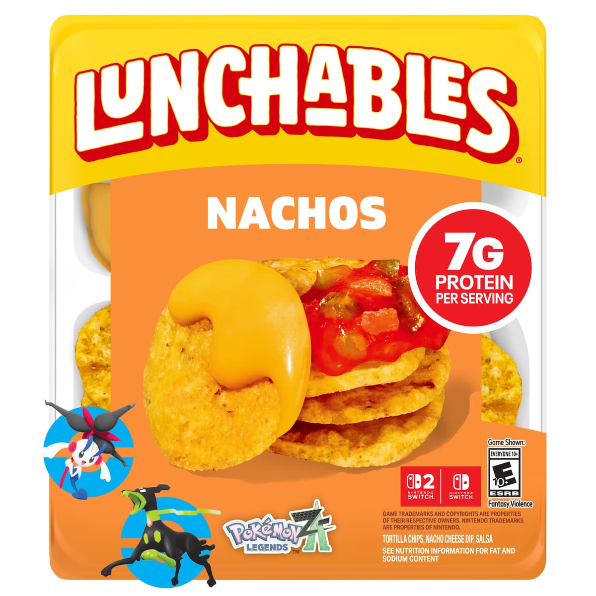 LUNCHABLES, NACHOS CHEESE DIP & SALSA