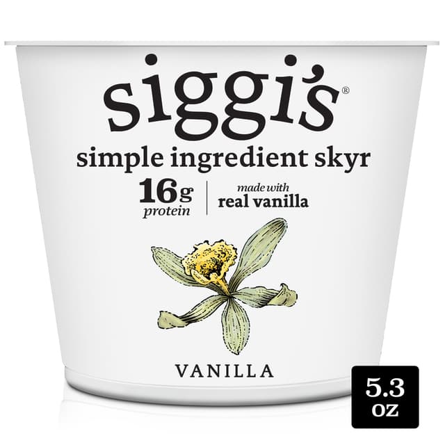 Vanilla Icelandic Style Skyr Strained Non-Fat Yogurt