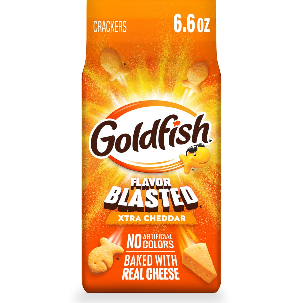 Xtra Cheddar Flavor Blasted Baked Snack Crackers