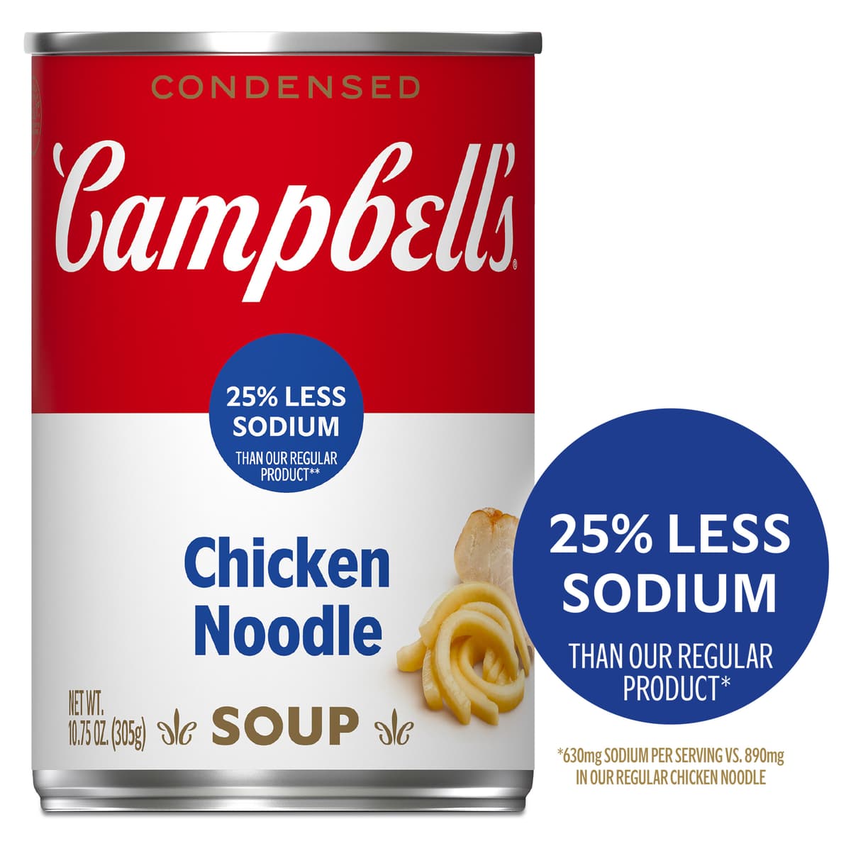 R&W Chicken Noodle Soup - 25% Less Sodium