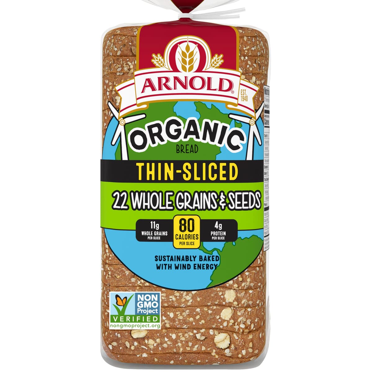 22 Grains & Seeds Thin-Sliced Bread