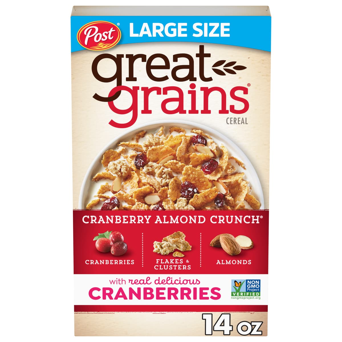 Cranberry Almond Crunch Flavored Cereal