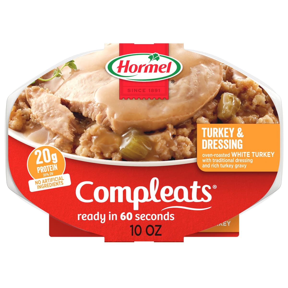 Turkey & Dressing Oven-Roasted White Turkey With Traditional Dressing And Rich Turkey Sauce