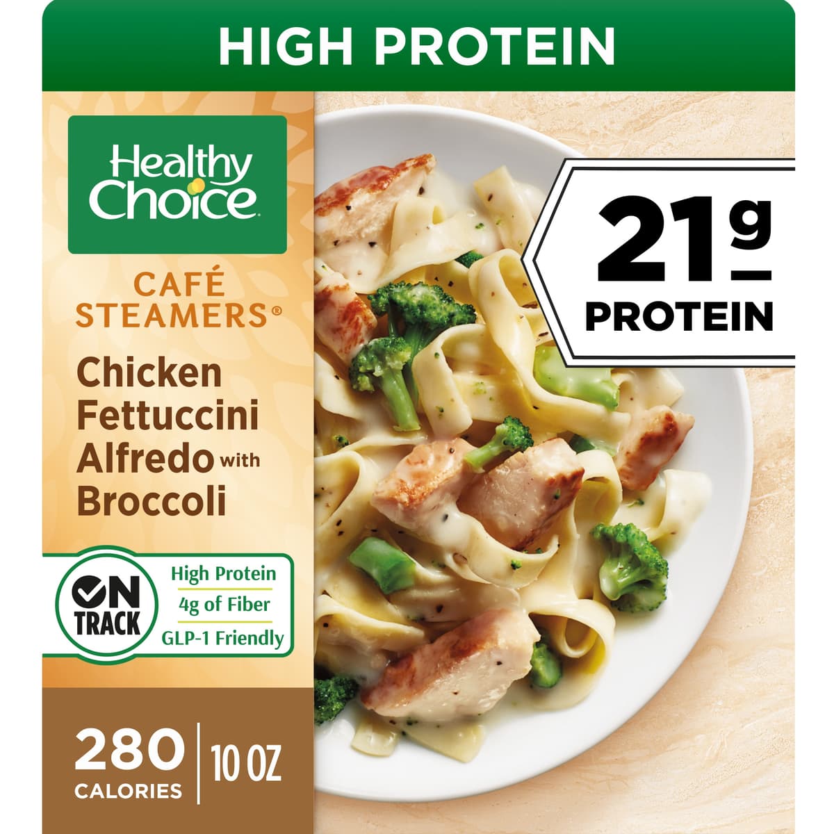 Chicken Fettuccini Alfredo Grilled Chicken Breast With Freshly-Made Fettuccini And Broccoli In A Creamy Alfredo Sauce