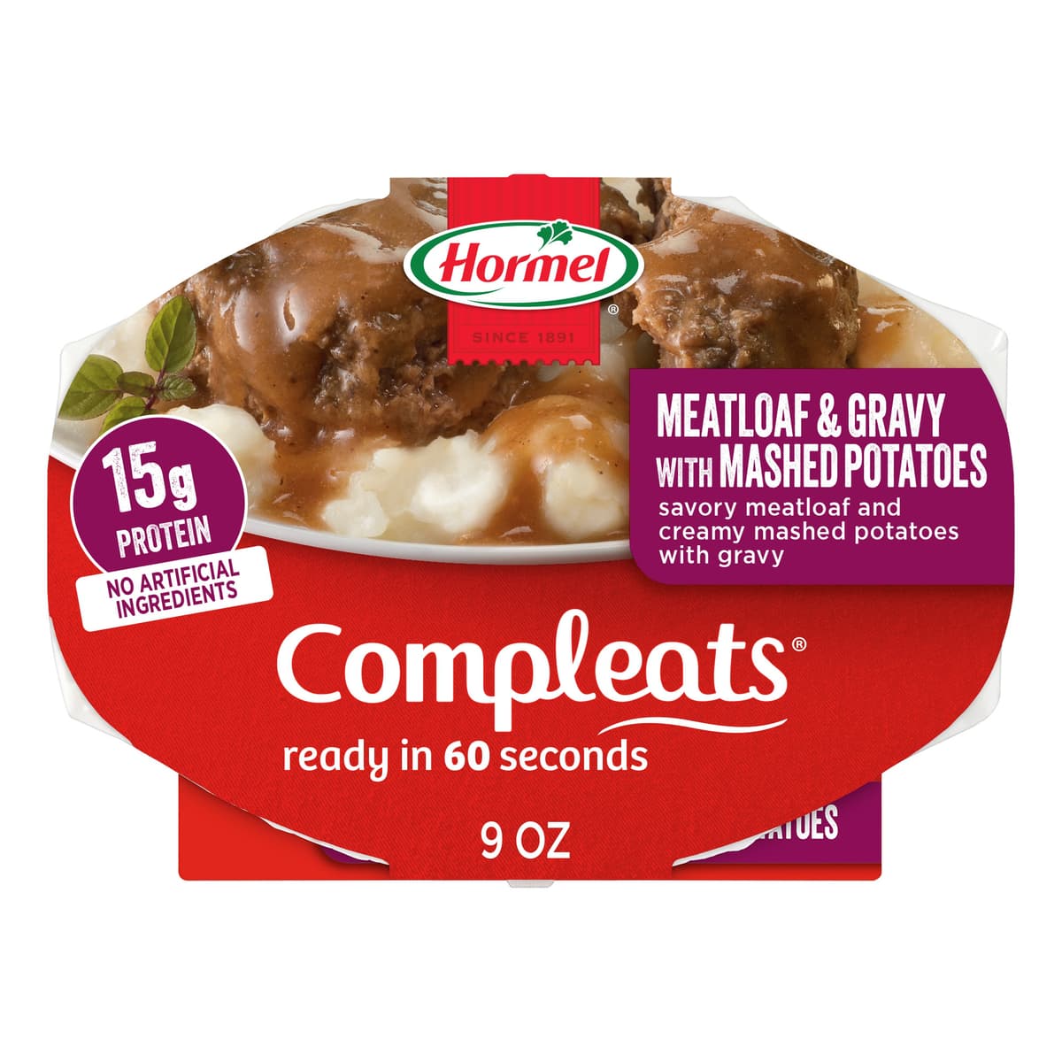Meatloaf & Gravy with Mashed Potatoes