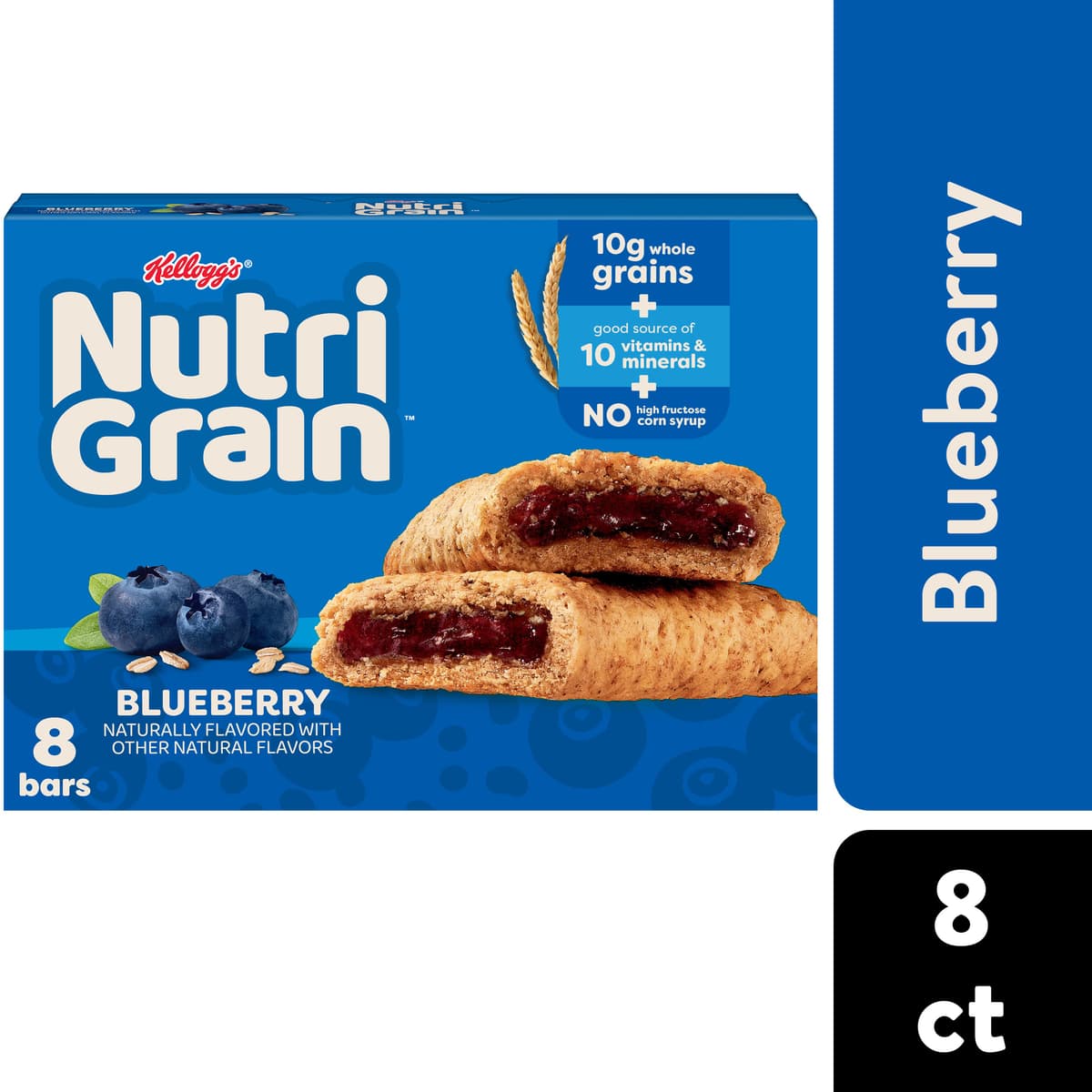 Blueberry Flavored Soft Baked Breakfast Bars