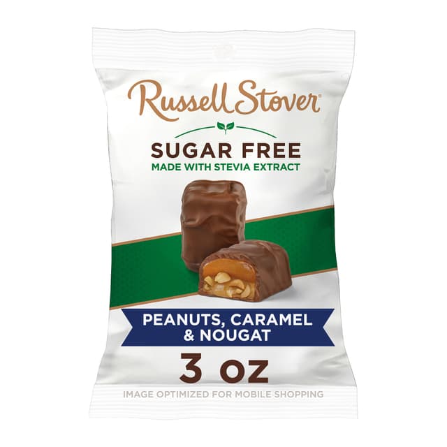 Peanuts, Caramel & Nougat Covered in Chocolate Candy