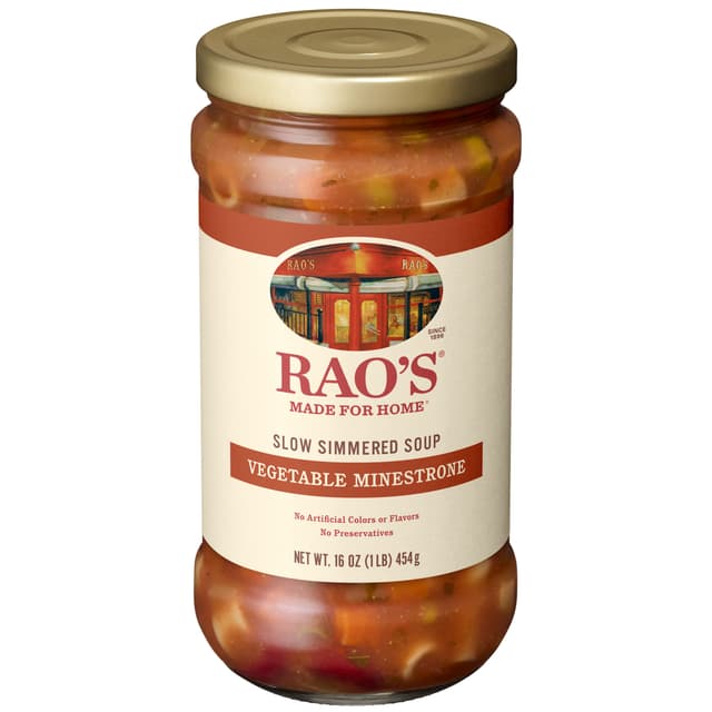 Vegetable Minestrone Italian Style Slow Simmered Soup