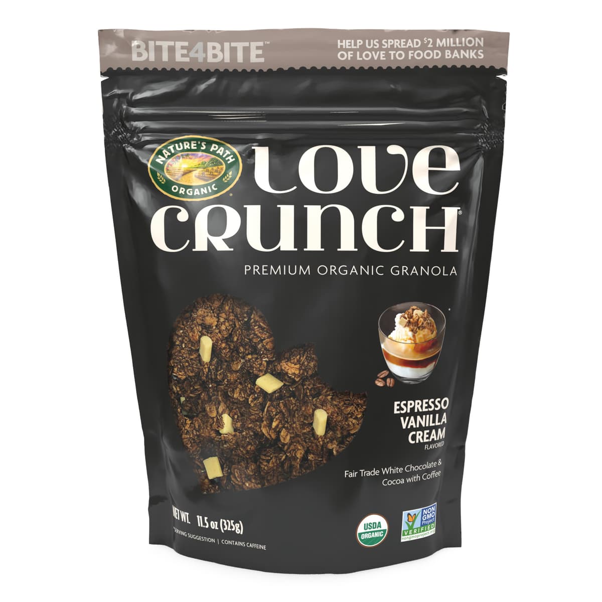 Espresso Vanilla Cream Flavored Premium Organic Granola
