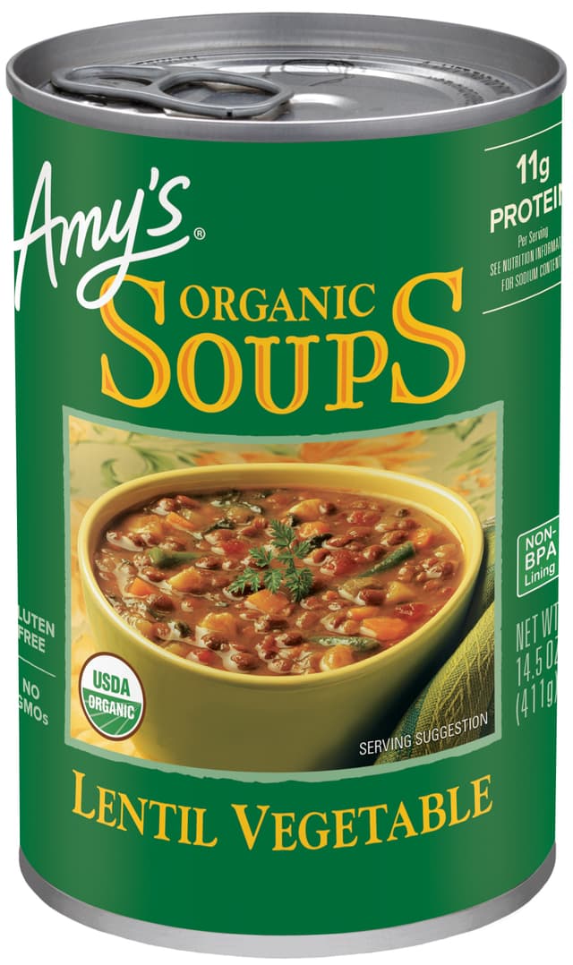 Lentil Vegetable Organic Soups