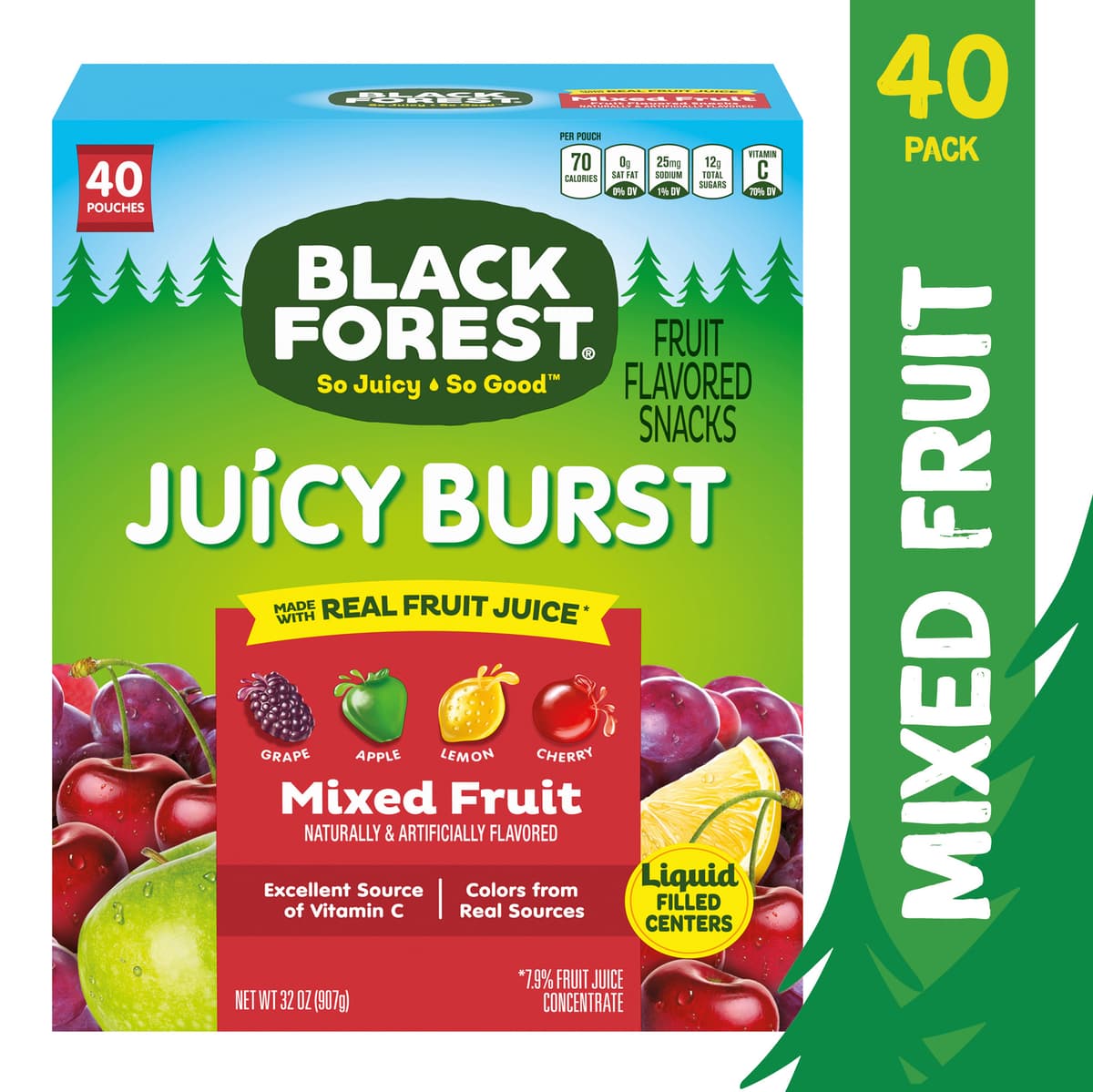 Black Forest Juicy Burst Fruit Flavored Snacks