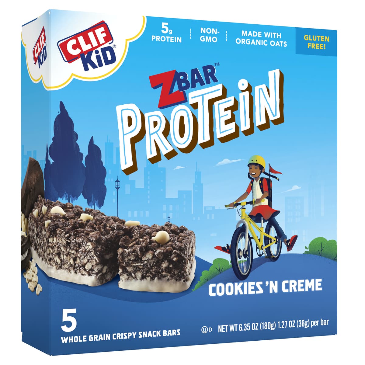 Cookies 'N Creme Whole Grain Crispy Snack Bars