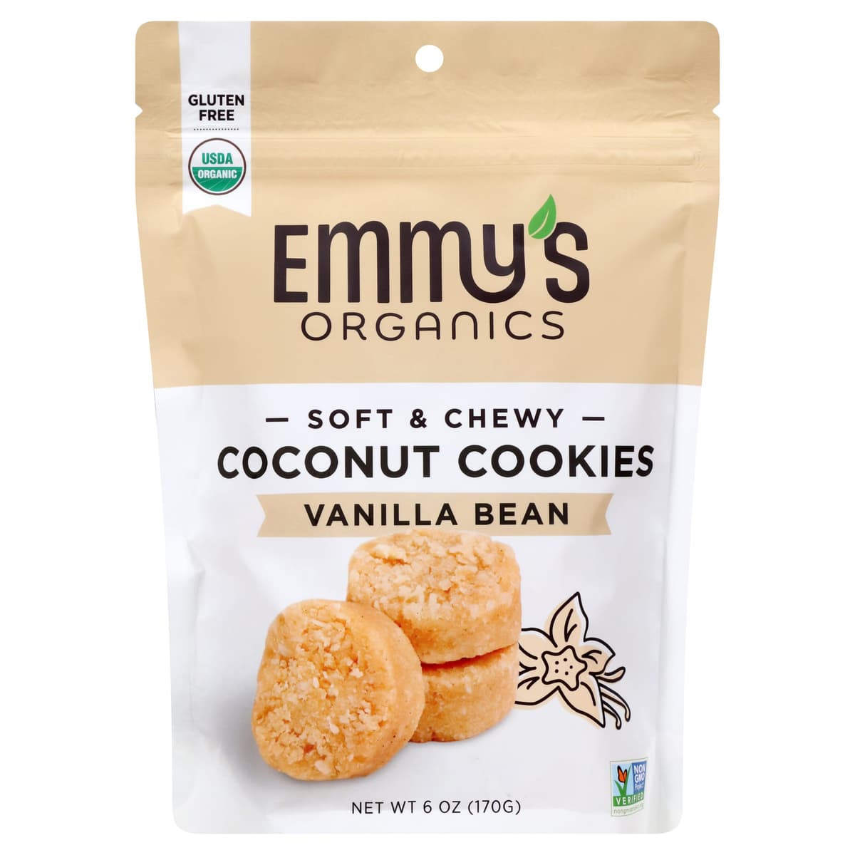 Vanilla Bean Classic Coconut Cookies