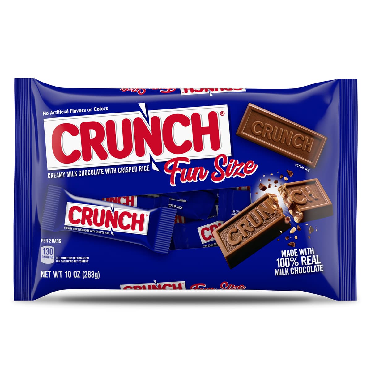 Creamy Milk Chocolate with Crisped Rice Fun Size Bars