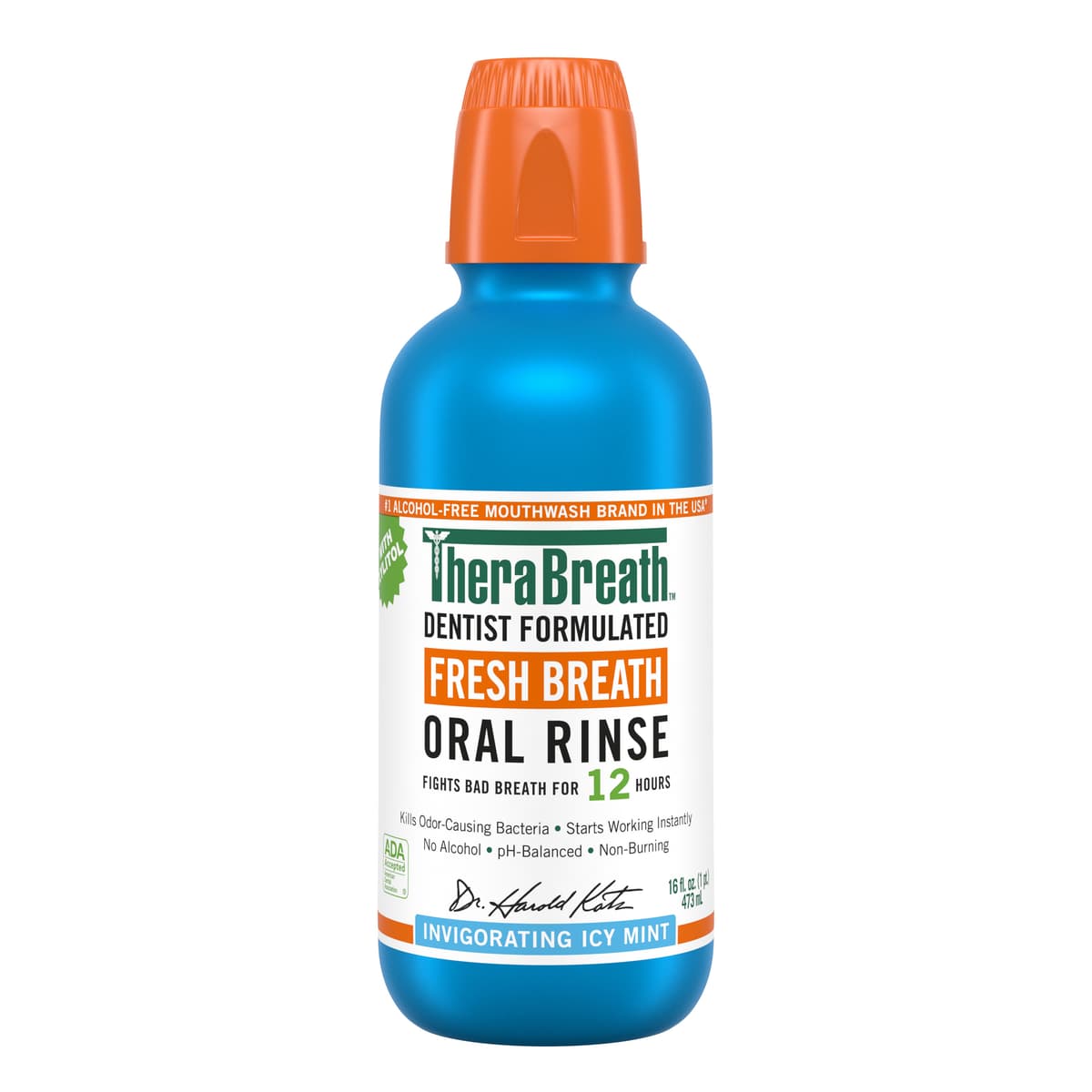 TheraBreath Fresh Breath Invigorating Icy Mint Oral Rinse
