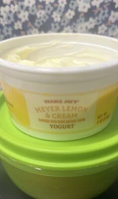 Meyer Lemon & Cream Flavored Yogurt